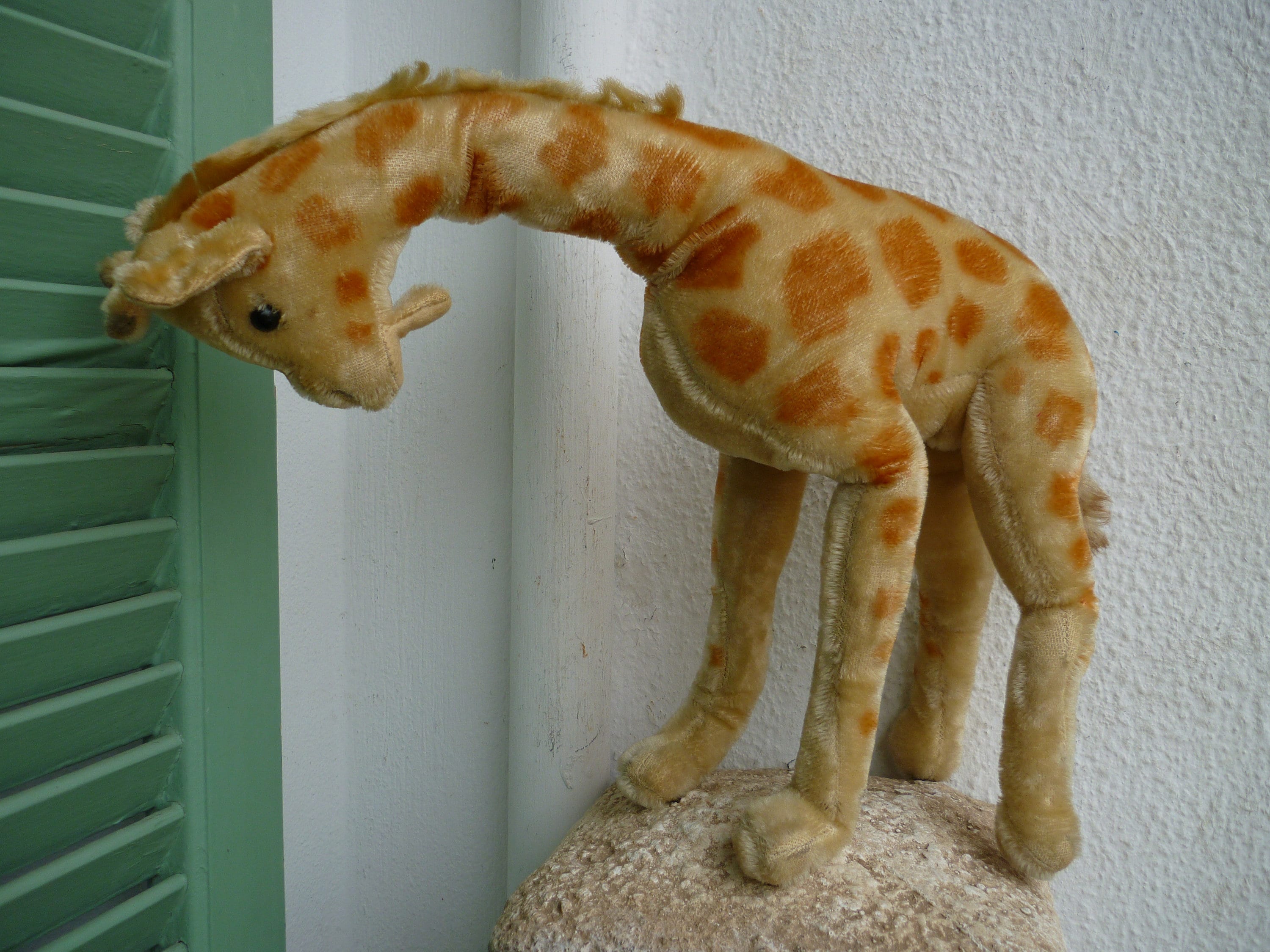 新品未使用 シュタイフ キリンのグレタ モヘア