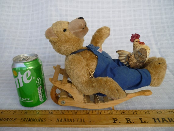 Vtg.sigikid Eduard,mohair Teddy Bear,limited Edition 286/500,with
