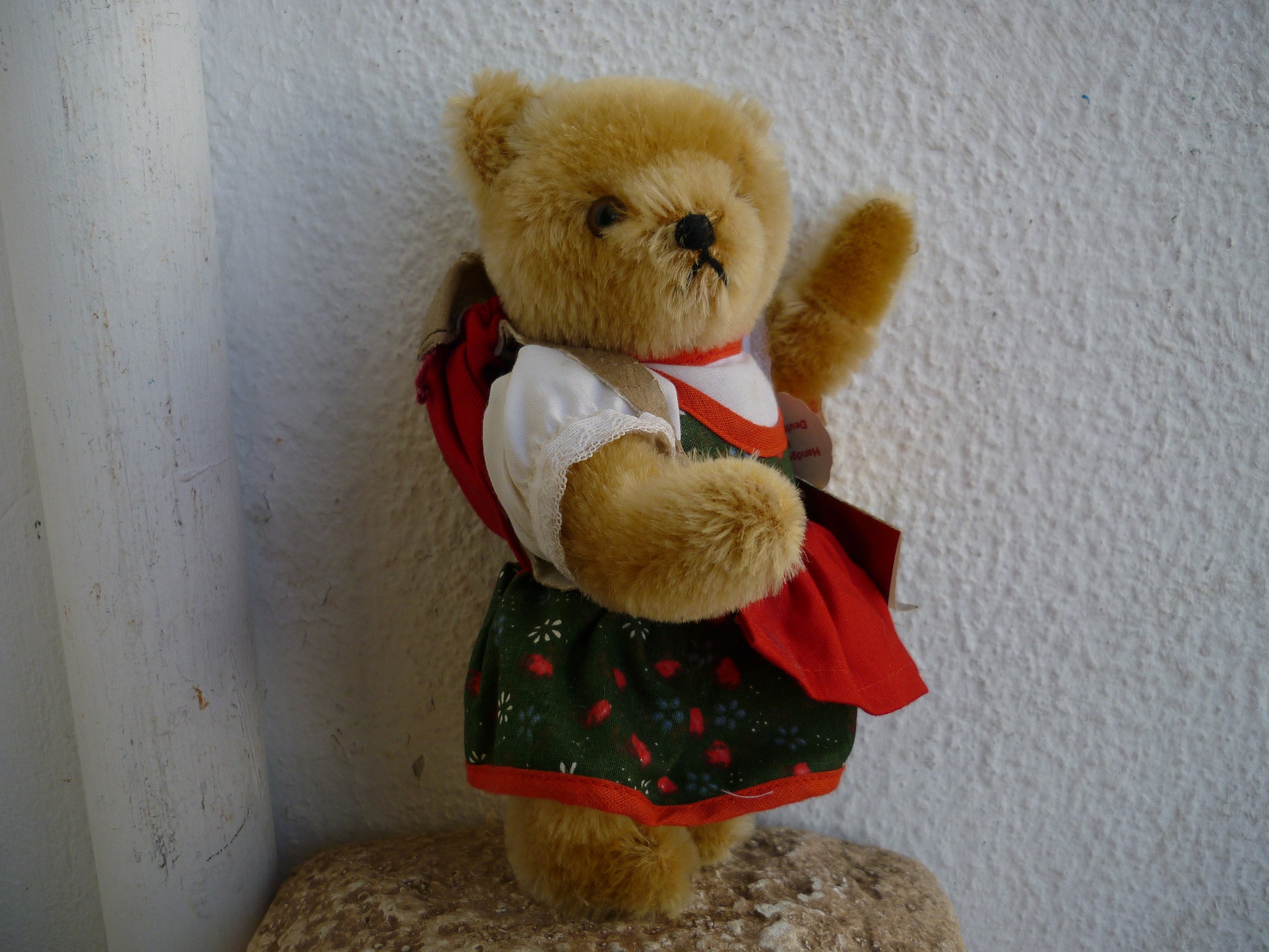 Vintage,8'' Hermann,fully Jointed,mohair,bear,small Teddy Made in