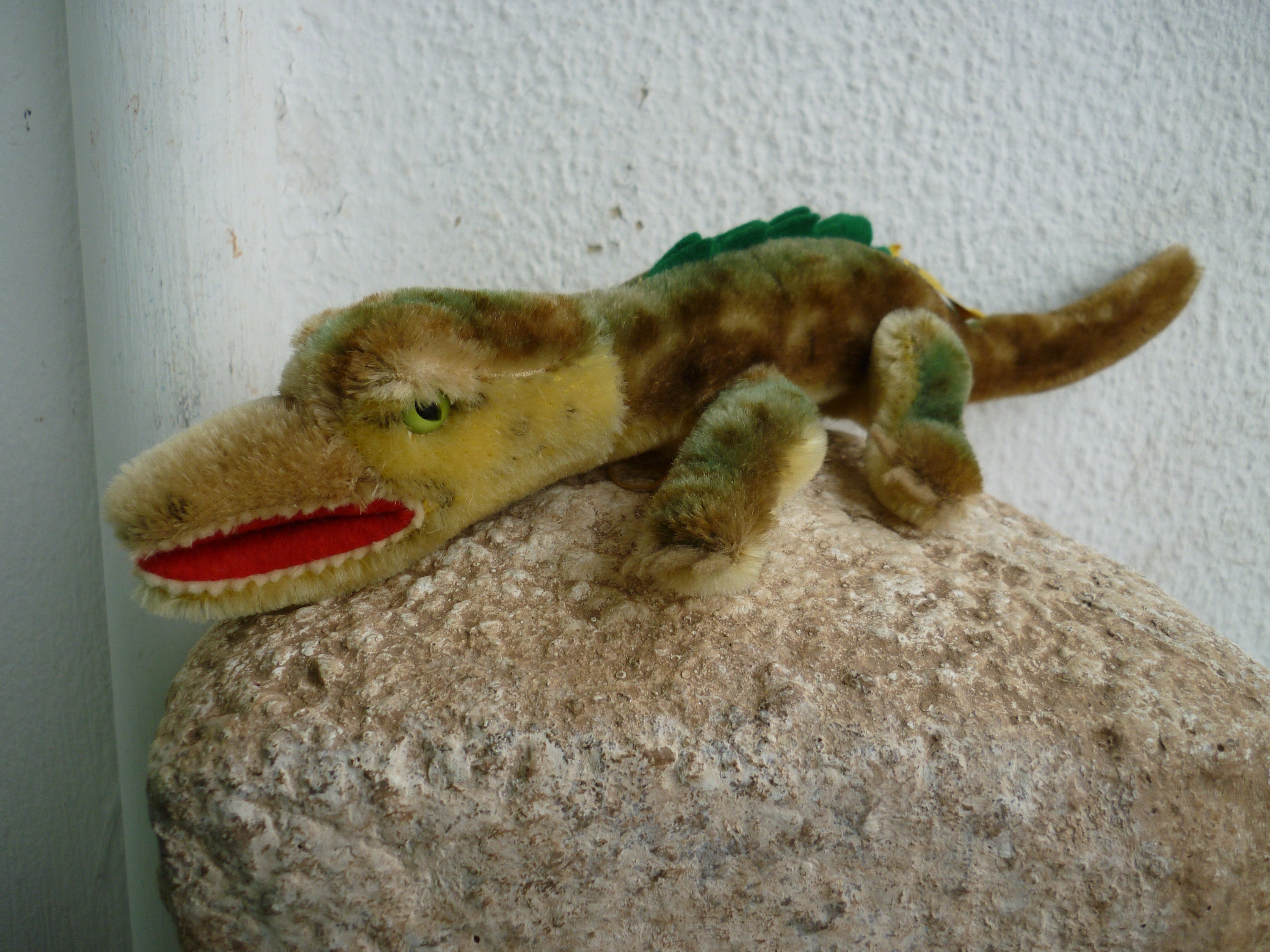 Steiff - シュタイフ★Hand-Crocodile Gaty★クロコダイルのハンドパペット Vintage STEIFF Gaty Crocodile Hand Puppet ~ 1956-58 – Once