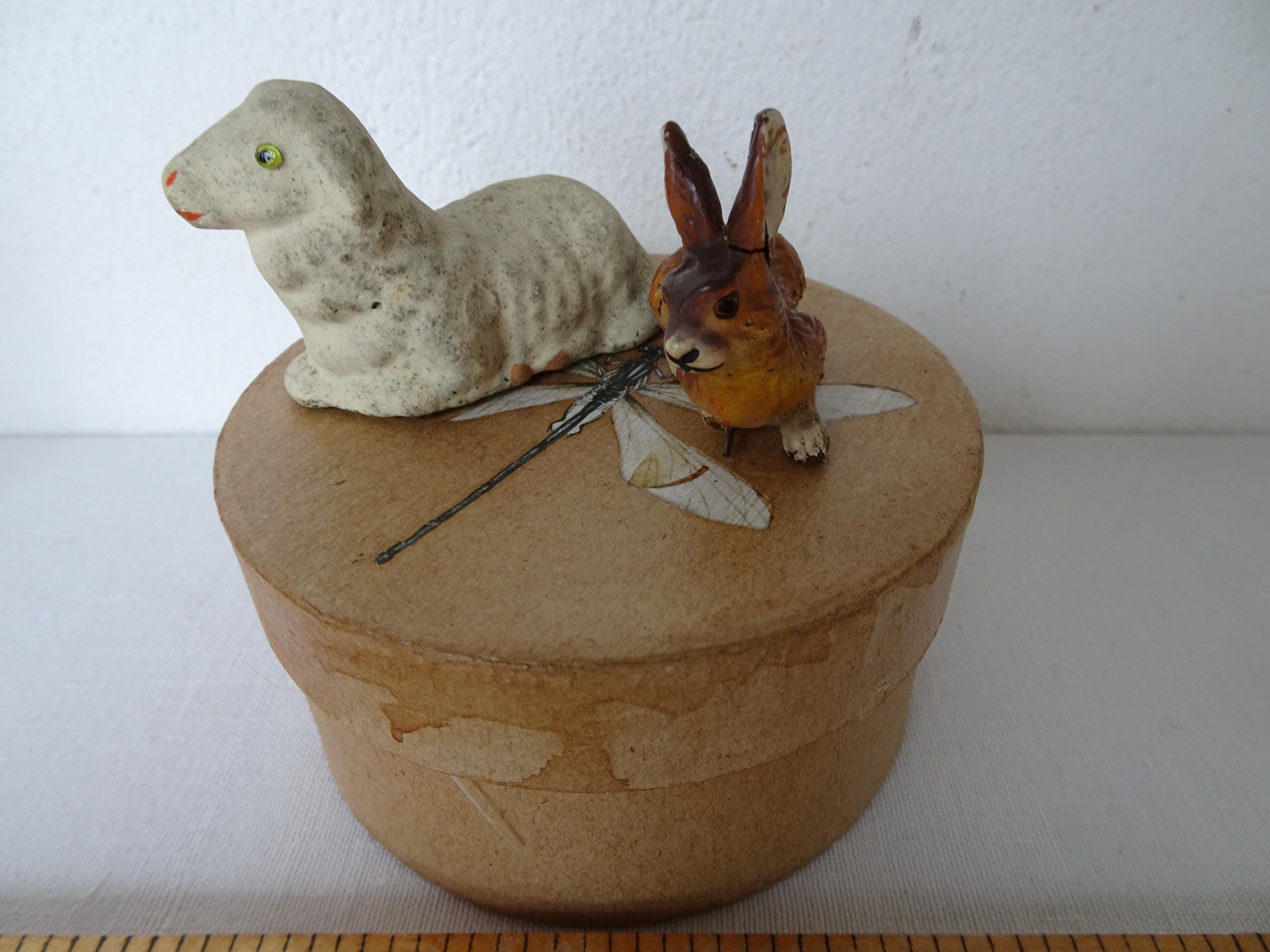 Antique putz sheep - Etsy 日本