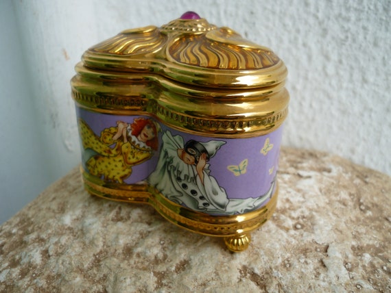 【ssx2673出品】フランクリンミント 陶器オルゴール 12個セット フランクリン ミント、ファベルジェ ハウス、プルチネッラ、小型