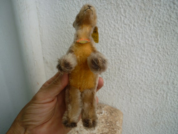 Vintage,steiff Rocky,capricorn,mountain Goat,with Button Vintage,steiff Rocky,capricorn,mountain Goat,with Button