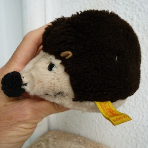 vintage,Steiff,Joggi,5397/15 cos,cosi hedgehog,yellow label.