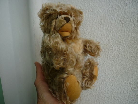 Vintage,steiff,zotty,long Mohair,teddy Bear,10'' Fully Jointed