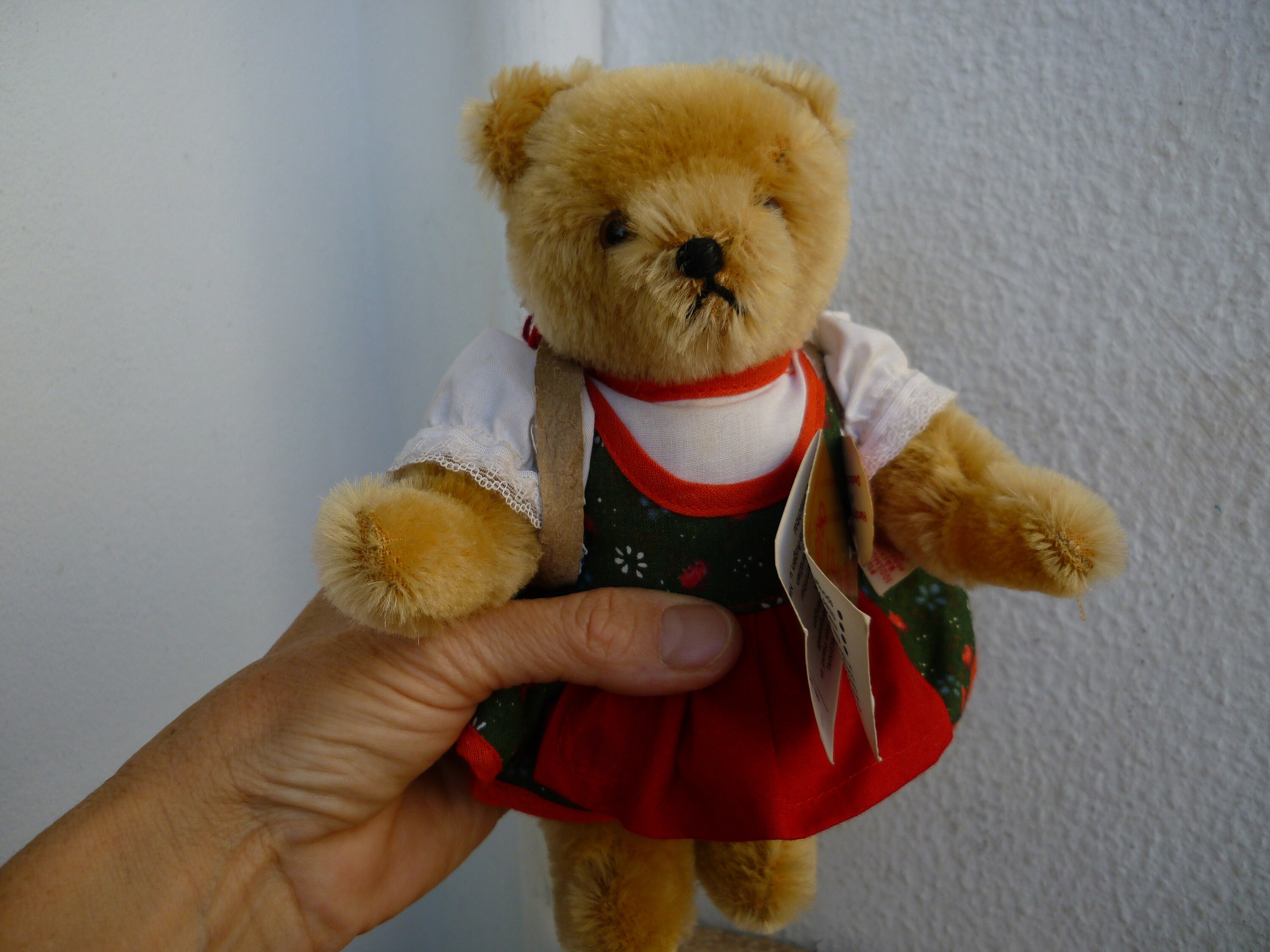 Vintage,8'' Hermann,fully Jointed,mohair,bear,sml. Teddy,west