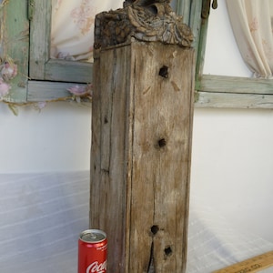 antique,carved Indian beam,heavy,wooden lintel,architectural,oriental salvage fragment.