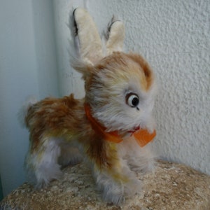 vintage,plush,bunny rabbit,fixed,standing position.