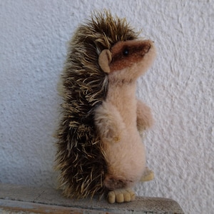 Steiff Joggi,begging Hedgehog 1970s Mohair and Dralon Plush,No ids.