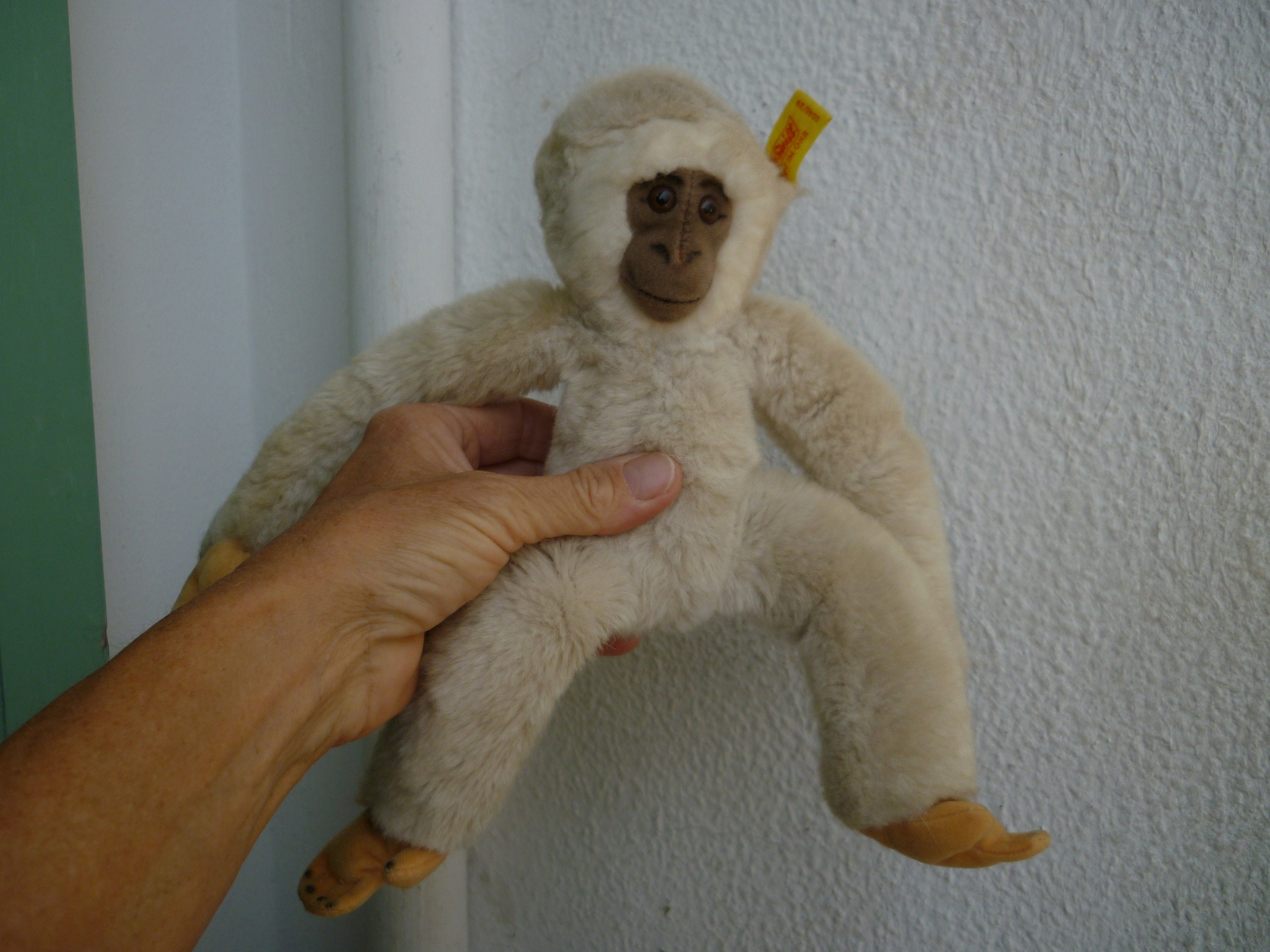 Vintage,1960's,steiff,hango Gibbon,0040/28 Label & Ear