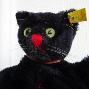 Steiff Black Tom Cat - Etsy Steiff Black Tom Cat - Etsy