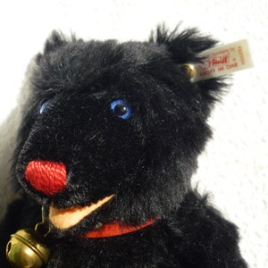 1.Steiff Festival bear,teddy baby Blackey,Giengen 1997,Black mohair,Limited Edition.