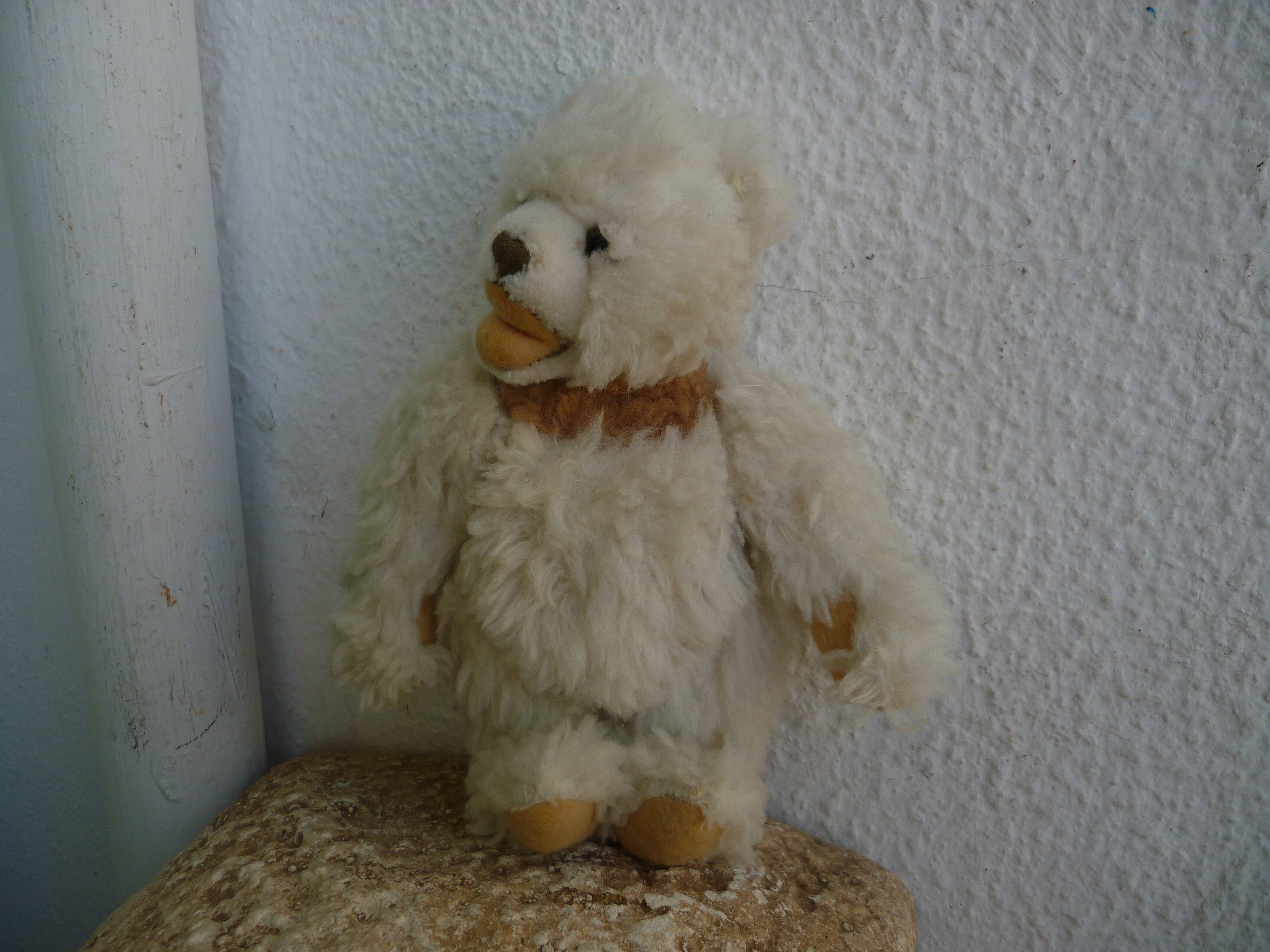 ビンテージ、シュタイフ、小型、7インチのナイロン製ぬいぐるみ