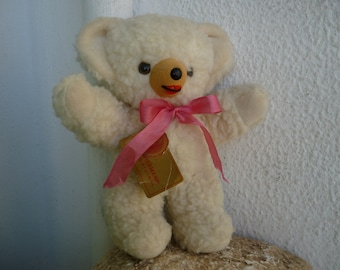 vintage,Hermann teddy bear,handmade,un-jointed