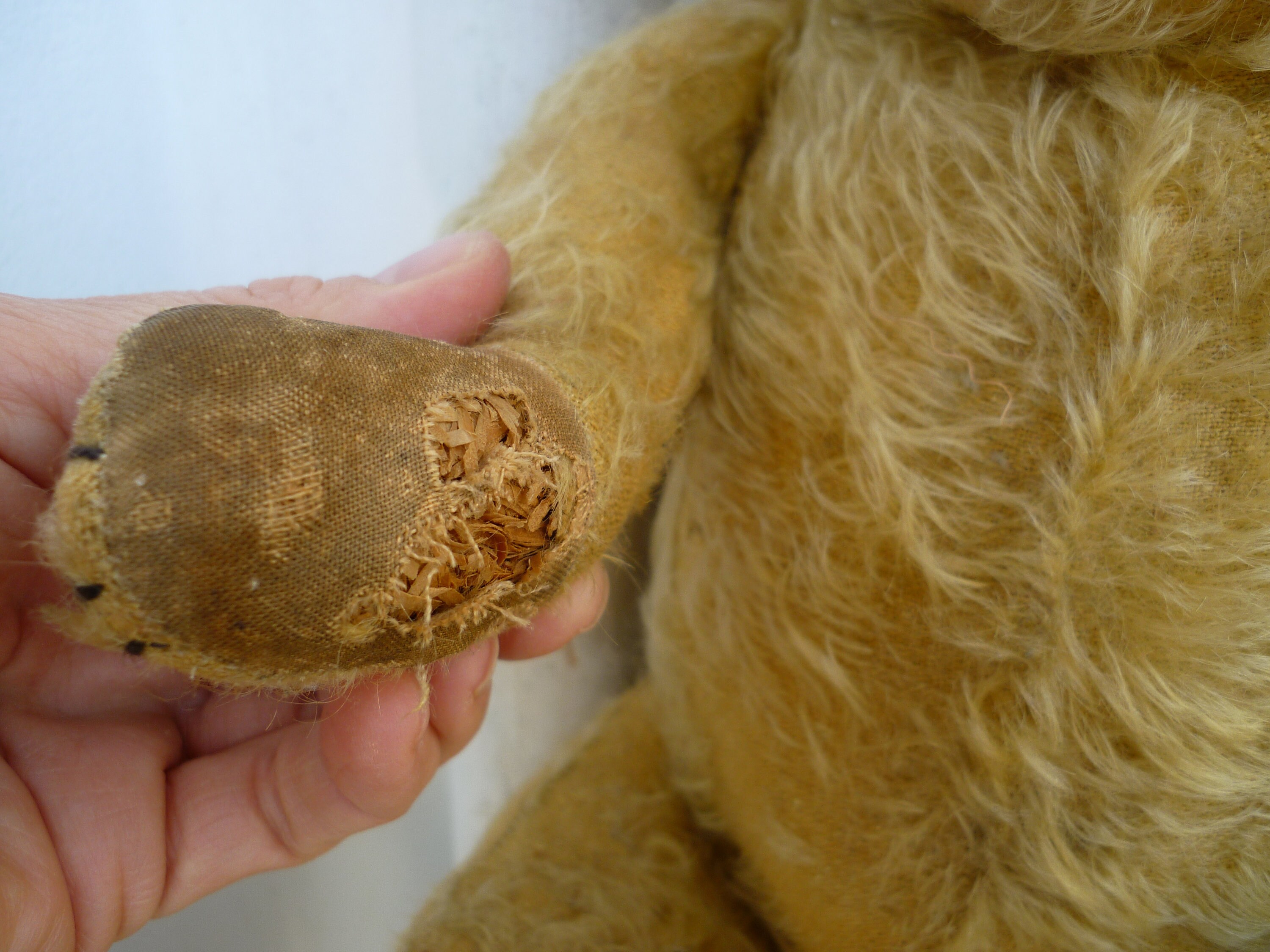 Antique,early,jointed,teddy Bear,old Time-worn Ted,wood Antique,early,jointed,teddy Bear,old Time-worn Ted,wood