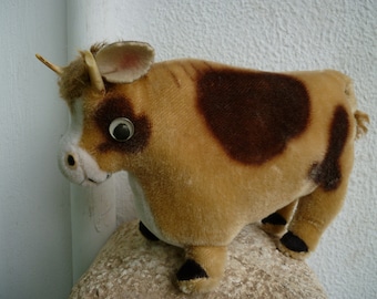 vintage,Anker,mohair Ferdinand the Bull,1950's Disney character,damaged left ear & horn.