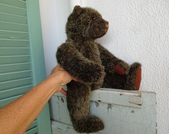 vintage,artists,handmade,16'' German,teddy bear,fully jointed.