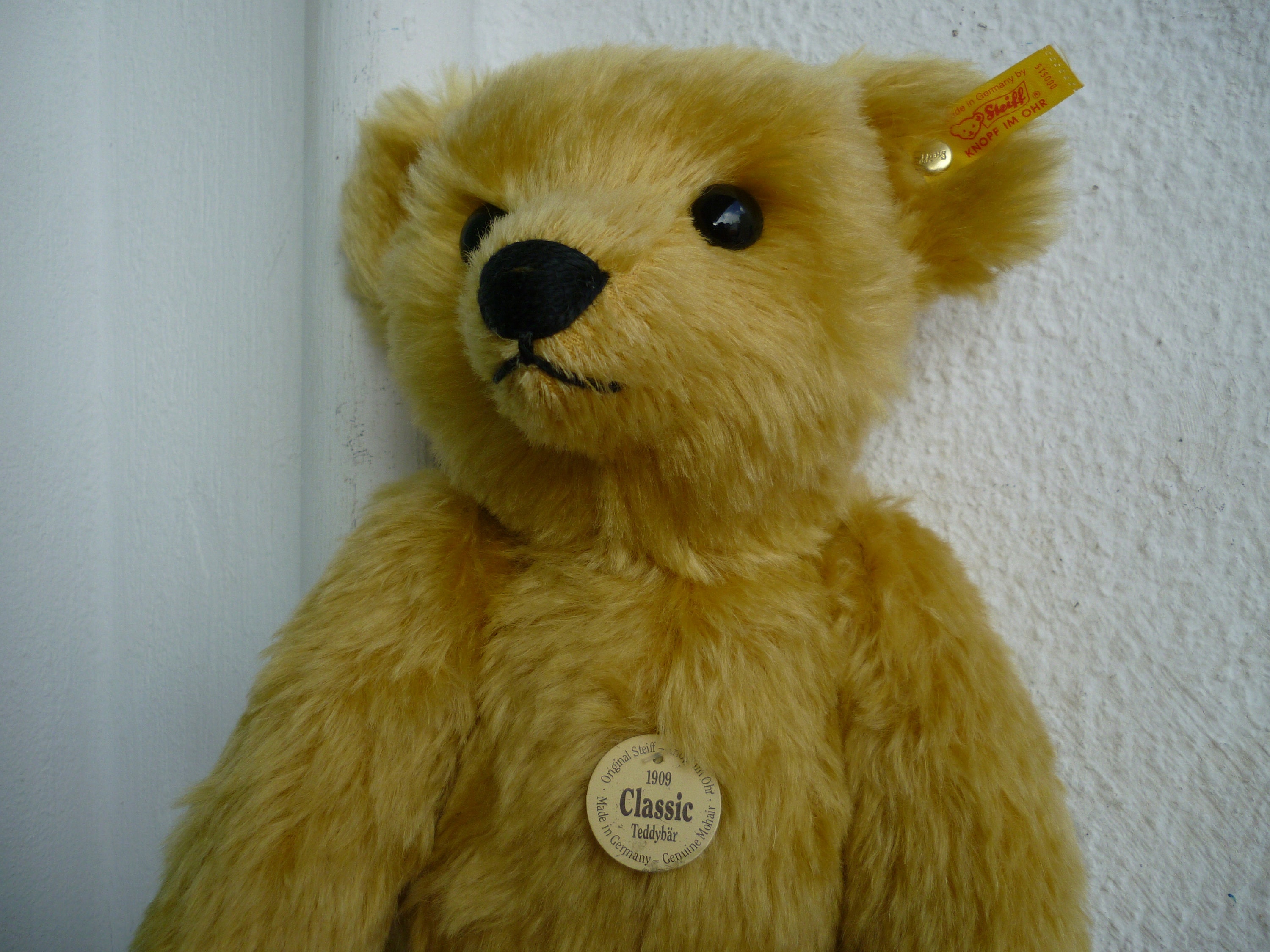 Steiff,mohair,classic Teddy Bear,1909 Replica,000515,fully Jointed