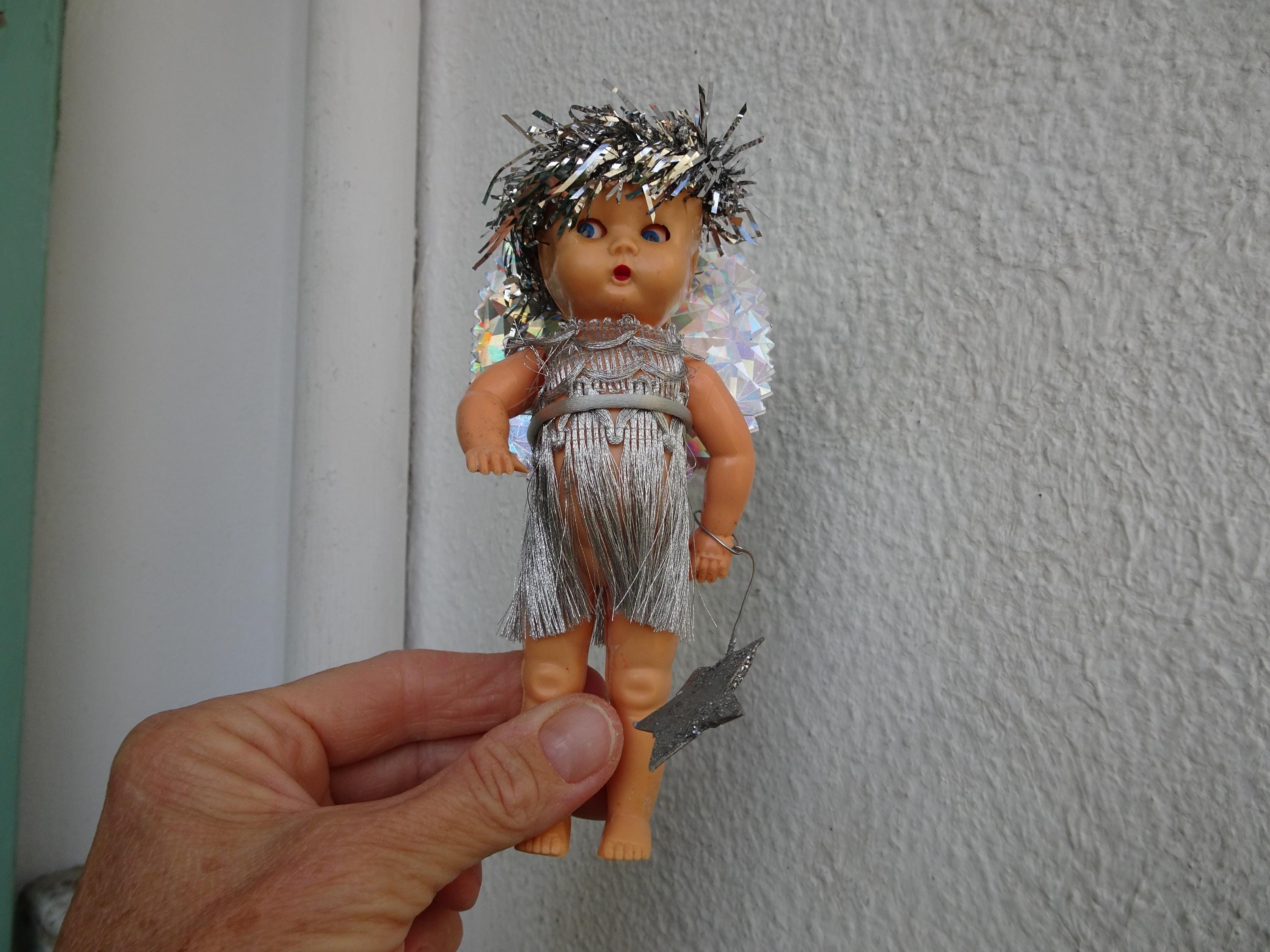 Ancienne Poupée En Celluloïd - 17 Cm - Années 1950 - Fille - Bon état