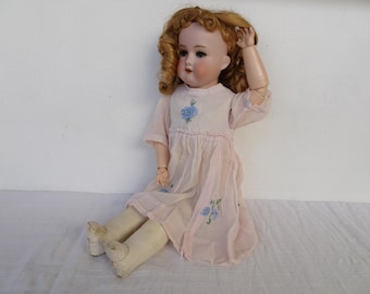 MIGNONNETTE ANCIENNE TÊTE BISCUIT DEP RECKNAGEL CORPS ... - eBay