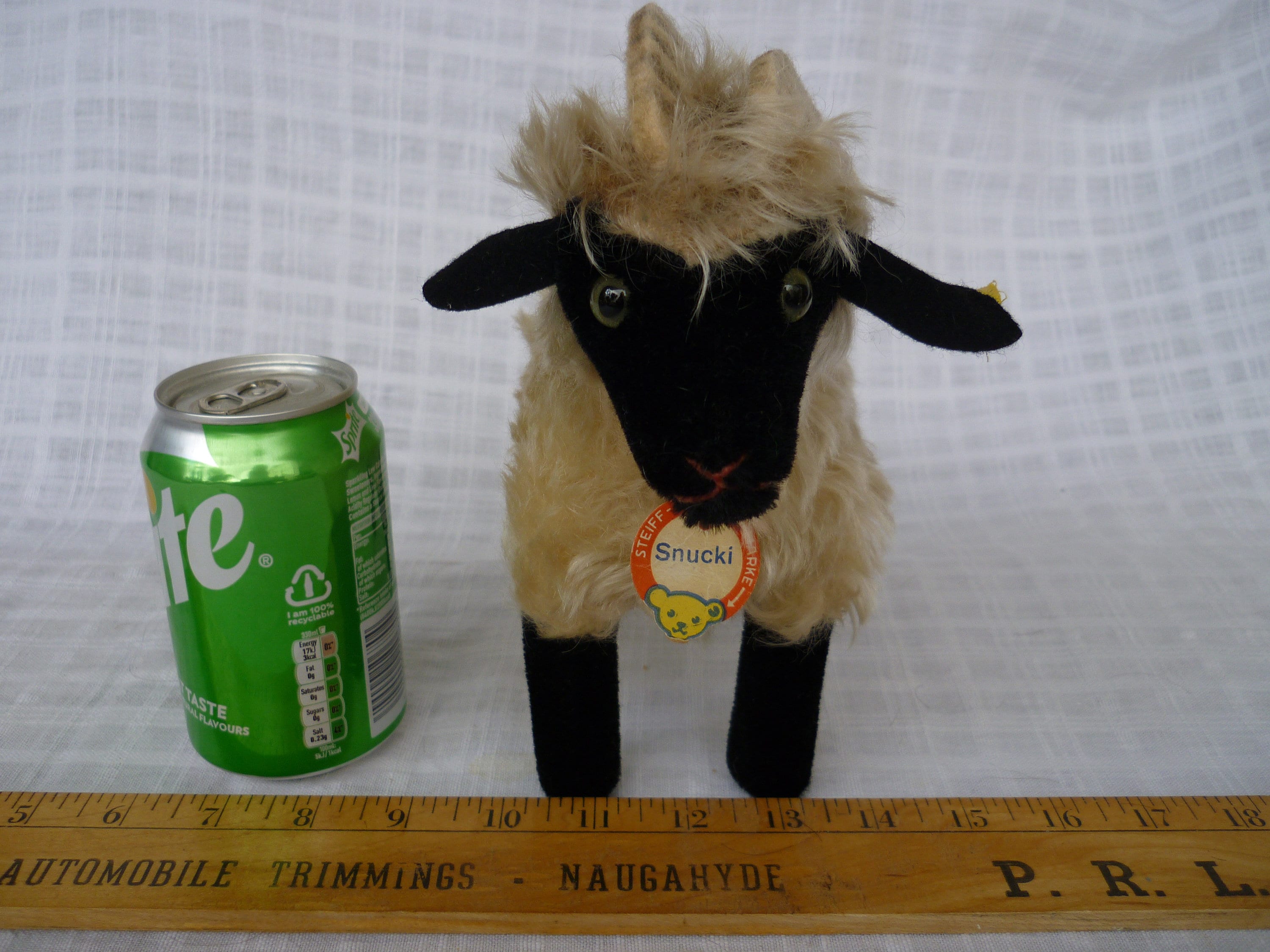 Vintage,snucki,steiff 1322,00 Mohair,ram,mountain Goat,glass Eyes
