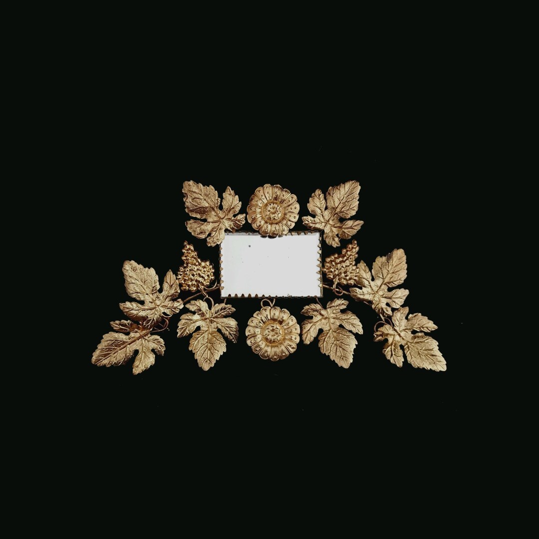 Antique FRENCH MARRIAGE MIRROR Traditional Gold Gilt Wedding Etsy