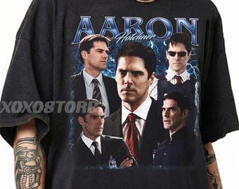 Aaron Hotchner Criminal Minds 90s Bootleg T-Shirt, Thomas Gibson Graphic Tee