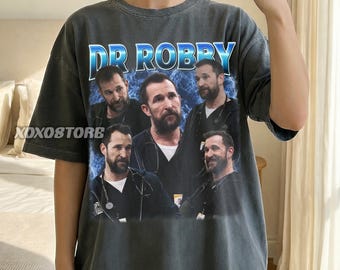 Vintage Dr. Robby 90s Shirt, The Pitt TV Show Merch, Emergency Room Doctor Graphic Shirt
