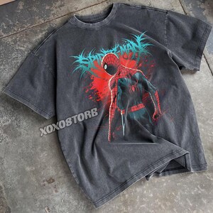 Vintage Marvel Spider Man Shirt, Marvel Superhero Shirt, WDW Epcot Theme Park Shirt, Disneyland Hollywood Studios Tee, MCU Fan Gifts image 5