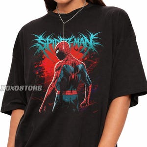 Vintage Marvel Spider Man Shirt, Marvel Superhero Shirt, WDW Epcot Theme Park Shirt, Disneyland Hollywood Studios Tee, MCU Fan Gifts image 1
