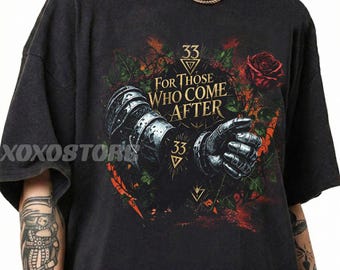 Vintage Esquie Clair Obscur Expedition 33 Shirt, For Those Who Come After Game Apparel