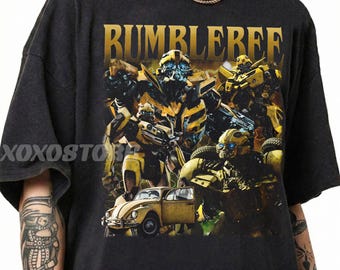 Comfort Colors Bumblebee Autobots Tee, Retro Transformers Rise Of The Beasts Shirt