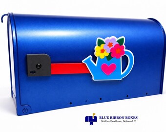 WATERING CAN Decorative Acrylic Mailbox Flag, Interchangeable Outdoor Décor