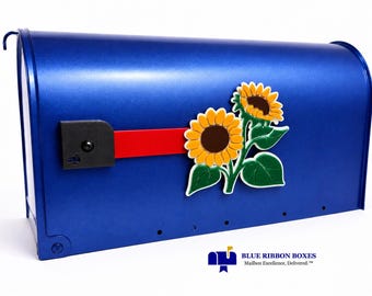 SUNFLOWER Decorative Acrylic Mailbox Flag, Interchangeable Outdoor Décor