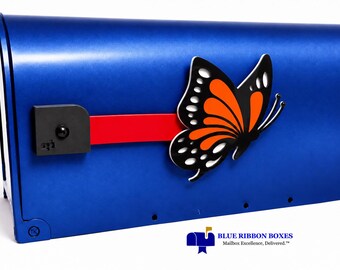 BUTTERFLY Decorative Acrylic Mailbox Flag, Interchangeable Outdoor Décor