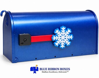 SNOWFLAKE Decorative Acrylic Mailbox Flag, Interchangeable Outdoor Décor