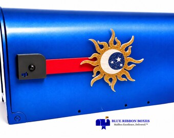 STAR MOON STARS - Designer Mailbox Flags - Get The Neighbors Talking!