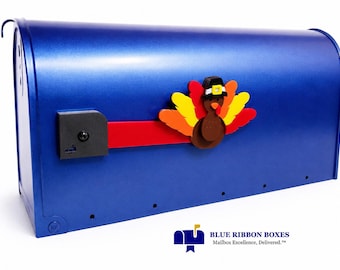 THANKSGIVING TURKEY Decorative Acrylic Mailbox Flag, Interchangeable Outdoor Décor