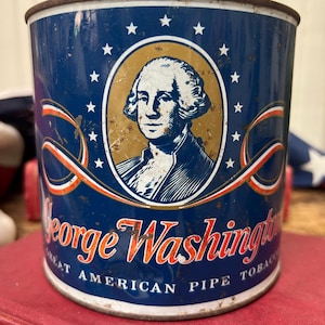 George Washington Tobacco Tin
