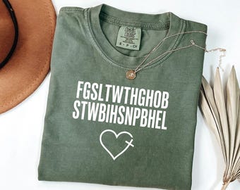 Faith Acronym Shirt, For God So Loved The World, John 3:16 Tee