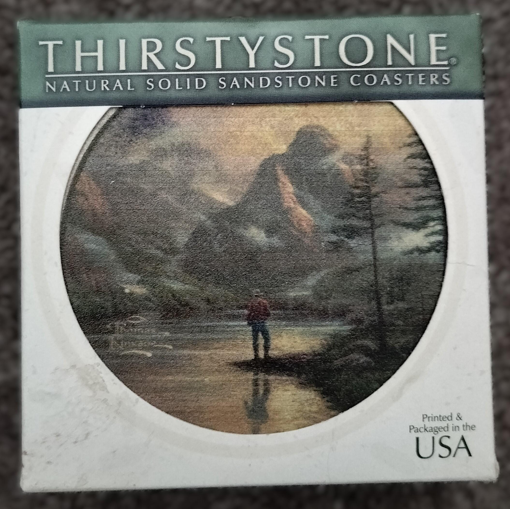 Thomas Kinkade “almost Heaven” Thirstystone Coaster – Absorbent ...
