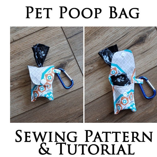 DIY Dog Waste Pouch Dog Poop Bag Holder Sewing Pattern and Etsy