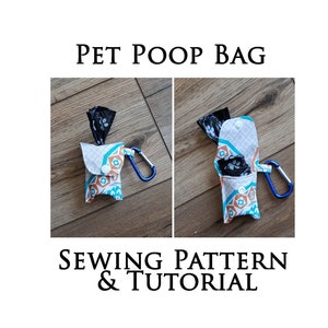 Dog Poop Bag Dispenser Cover Sewing Pattern Tutorial