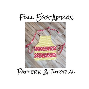 Egg Gathering Apron Sewing Pattern: Farmhouse Style (PDF Download)