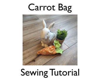 Carrot Candy Bag Sewing Pattern