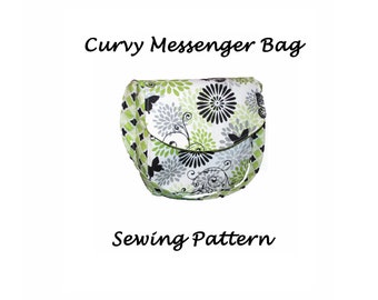 Small Messenger Bag Sewing Pattern and Tutorial PDF