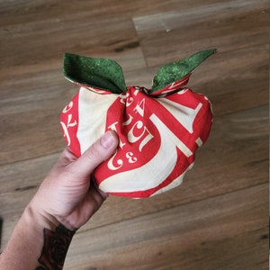 Apfel Candy Bag Schnittmuster