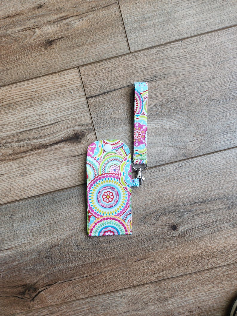 Keychain Wallet Sewing Pattern PDF – Beginner Fabric Card Holder image 4