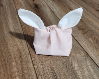 Bunny Ear Treat Bag Sewing Pattern | Square Bottom Gift Bag | Digital PDF Download