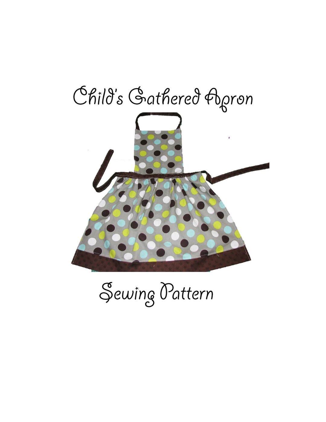 Girls Apron Sewing Pattern PDF Instant Download - Etsy Canada